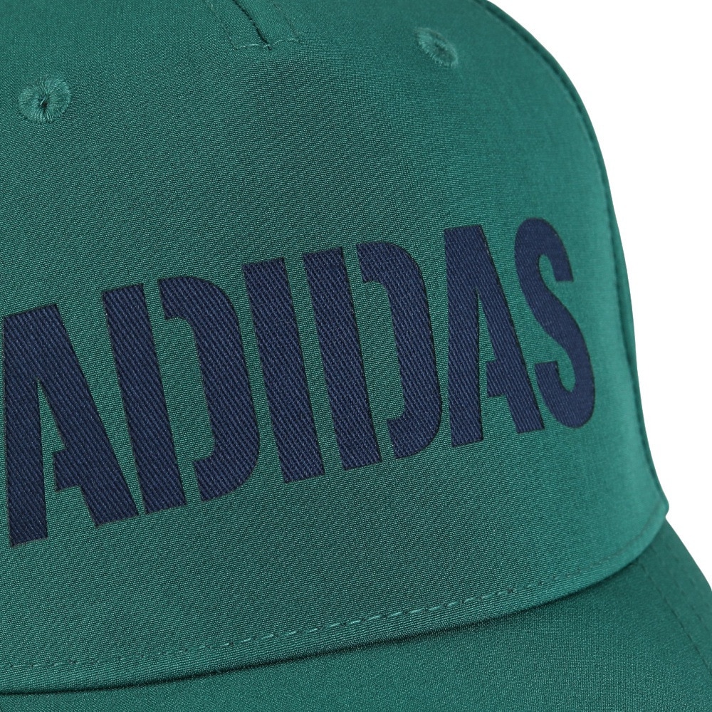 アディダス（adidas）（メンズ）レーザーカットロゴキャップ JTY43-IS6582 GRN