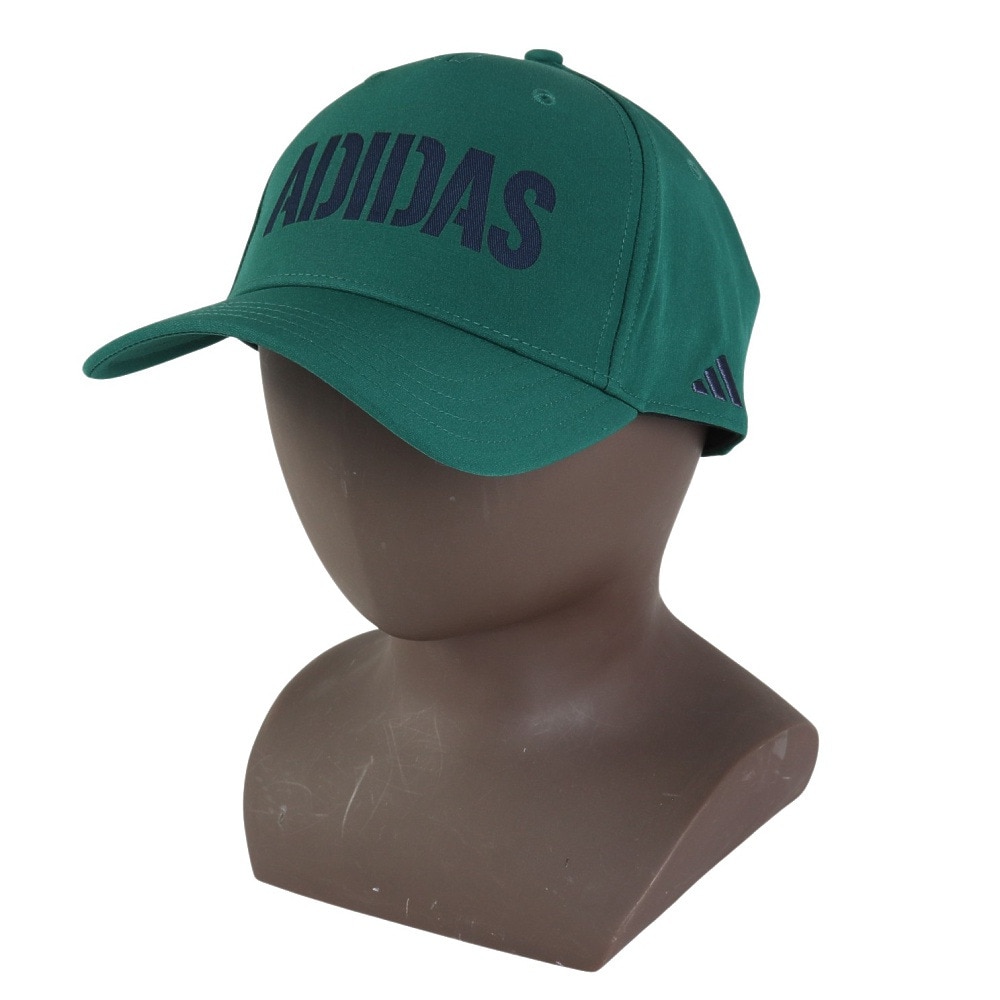 アディダス（adidas）（メンズ）レーザーカットロゴキャップ JTY43-IS6582 GRN