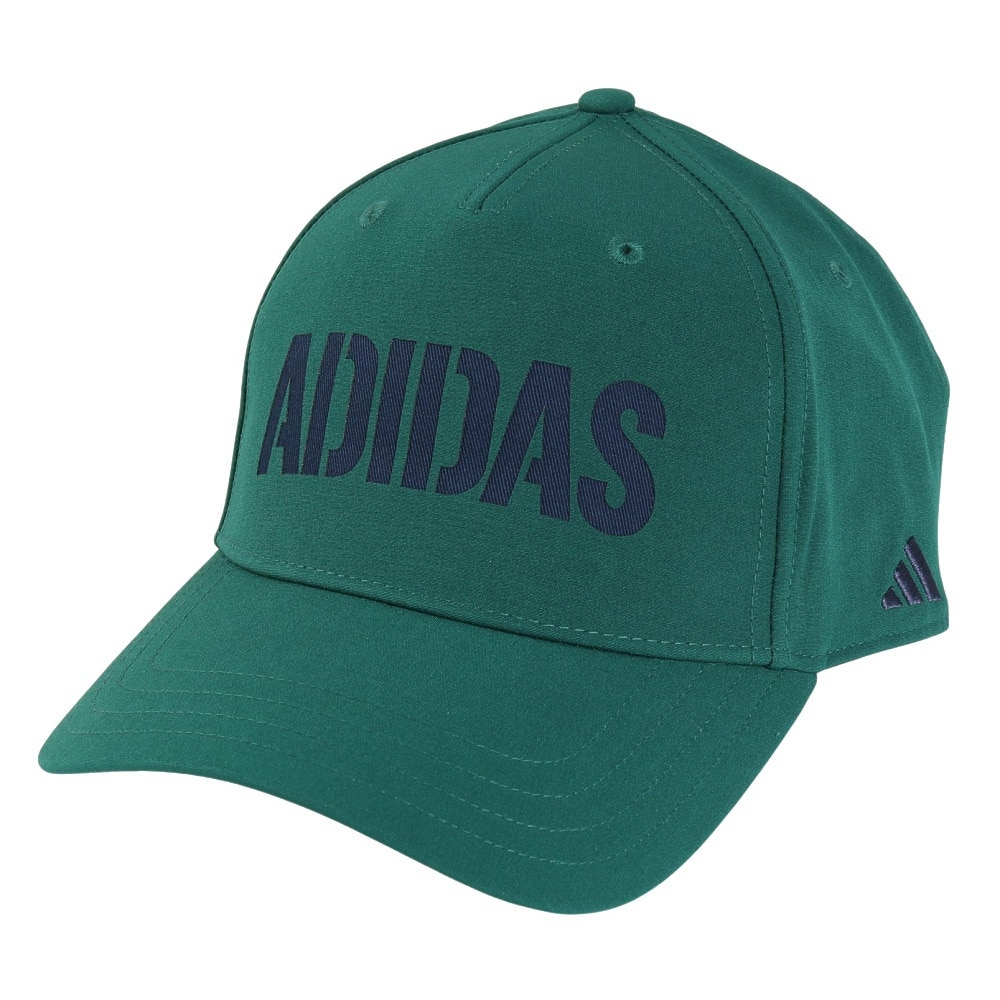 アディダス（adidas）（メンズ）レーザーカットロゴキャップ JTY43-IS6582 GRN