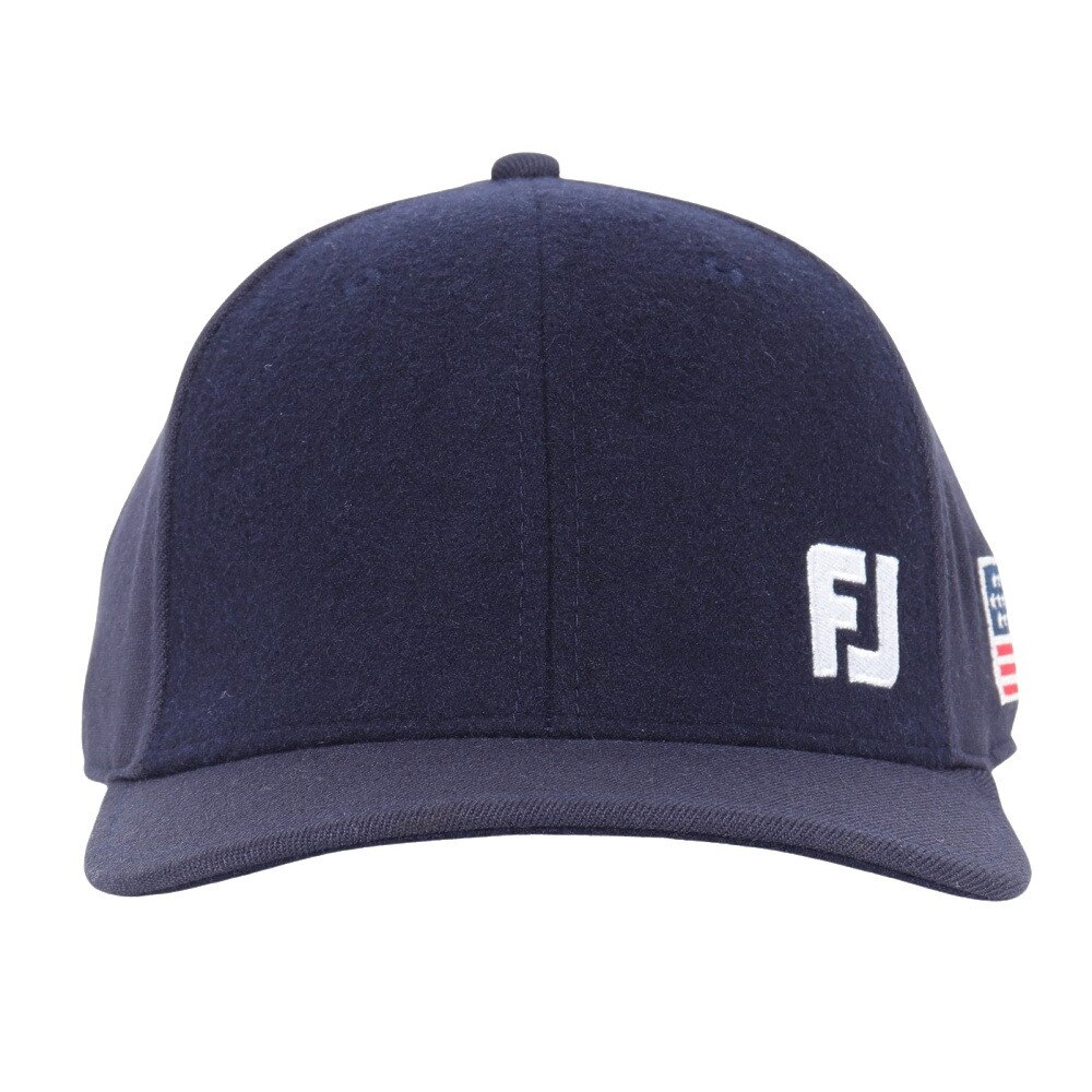 フットジョイ（FOOT JOY）（メンズ）ゴルフ メルトンコンビネーションキャップ NV FH24AMC-4N