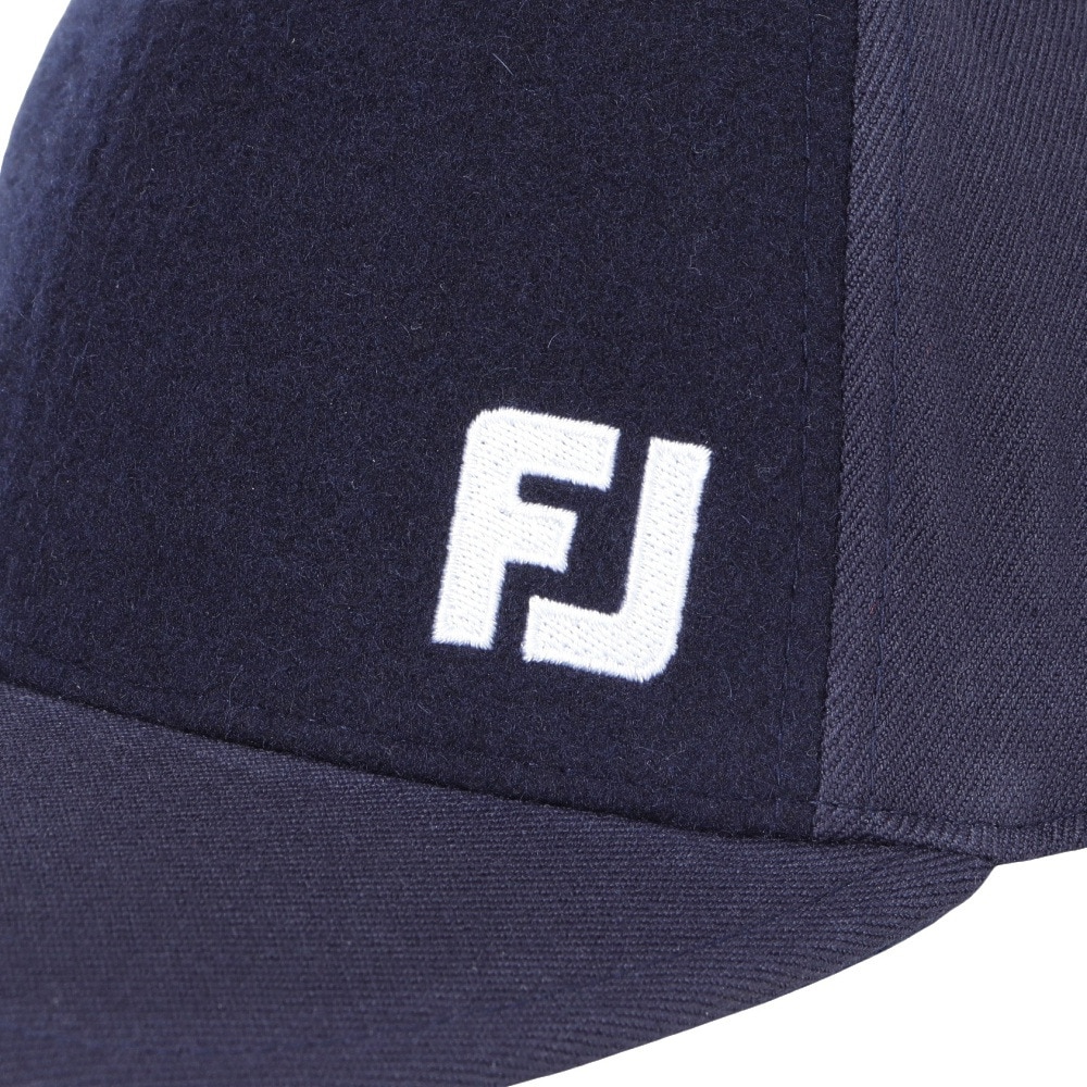 フットジョイ（FOOT JOY）（メンズ）ゴルフ メルトンコンビネーションキャップ NV FH24AMC-4N