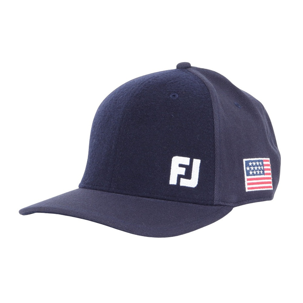 フットジョイ（FOOT JOY）（メンズ）ゴルフ メルトンコンビネーションキャップ NV FH24AMC-4N