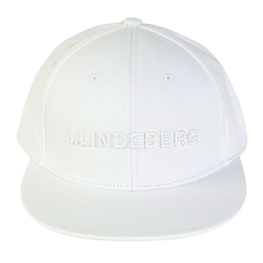 J.LINDEBERG（メンズ）ゴルフ 速乾 軽量 フラットピーク キャップ 073-52834-004