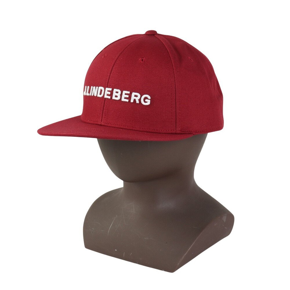J.LINDEBERG（メンズ）ゴルフ 速乾 軽量 フラットピーク キャップ 073-52834-068