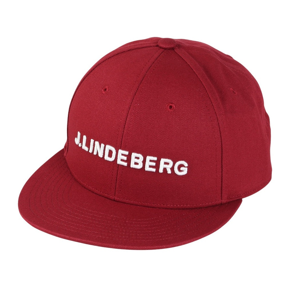 J.LINDEBERG（メンズ）ゴルフ 速乾 軽量 フラットピーク キャップ 073-52834-068