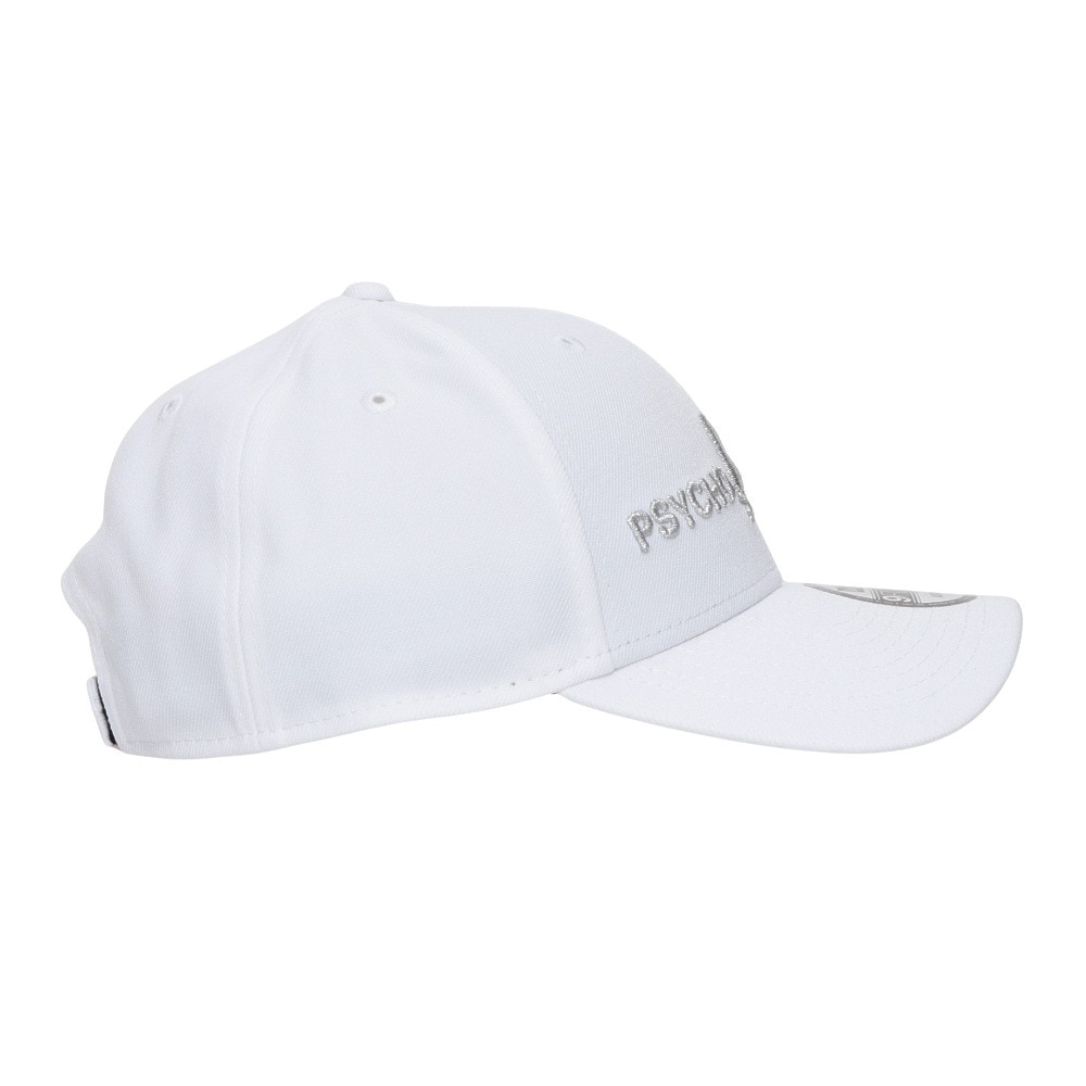 サイコバニー（Psycho Bunny）（メンズ、レディース）ゴルフ キャップ NEW ERAコラボキャップ PBMG452F-WHT