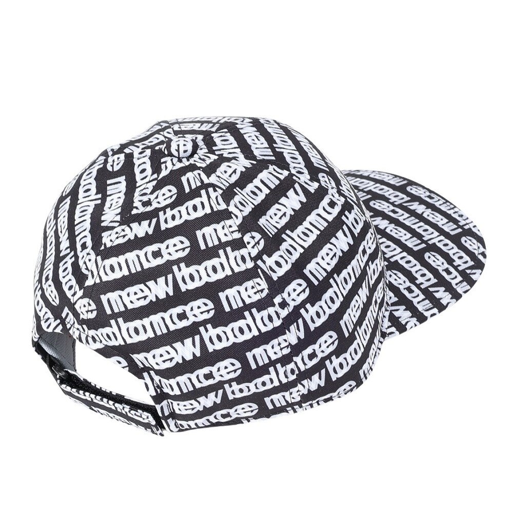 ニューバランス（new balance）（メンズ、レディース）ボーダーシフトロゴ セミカーブドブリム キャップ 012-4287010-010