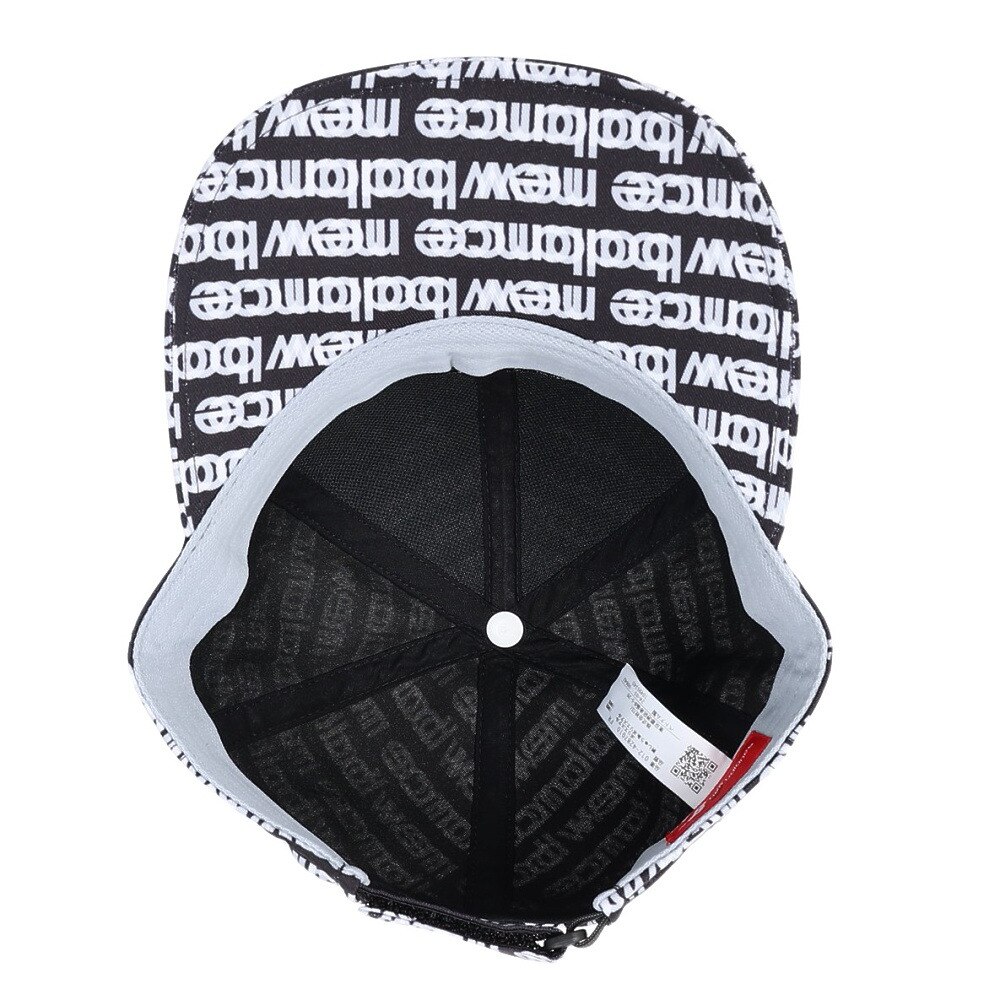 ニューバランス（new balance）（メンズ、レディース）ボーダーシフトロゴ セミカーブドブリム キャップ 012-4287010-010