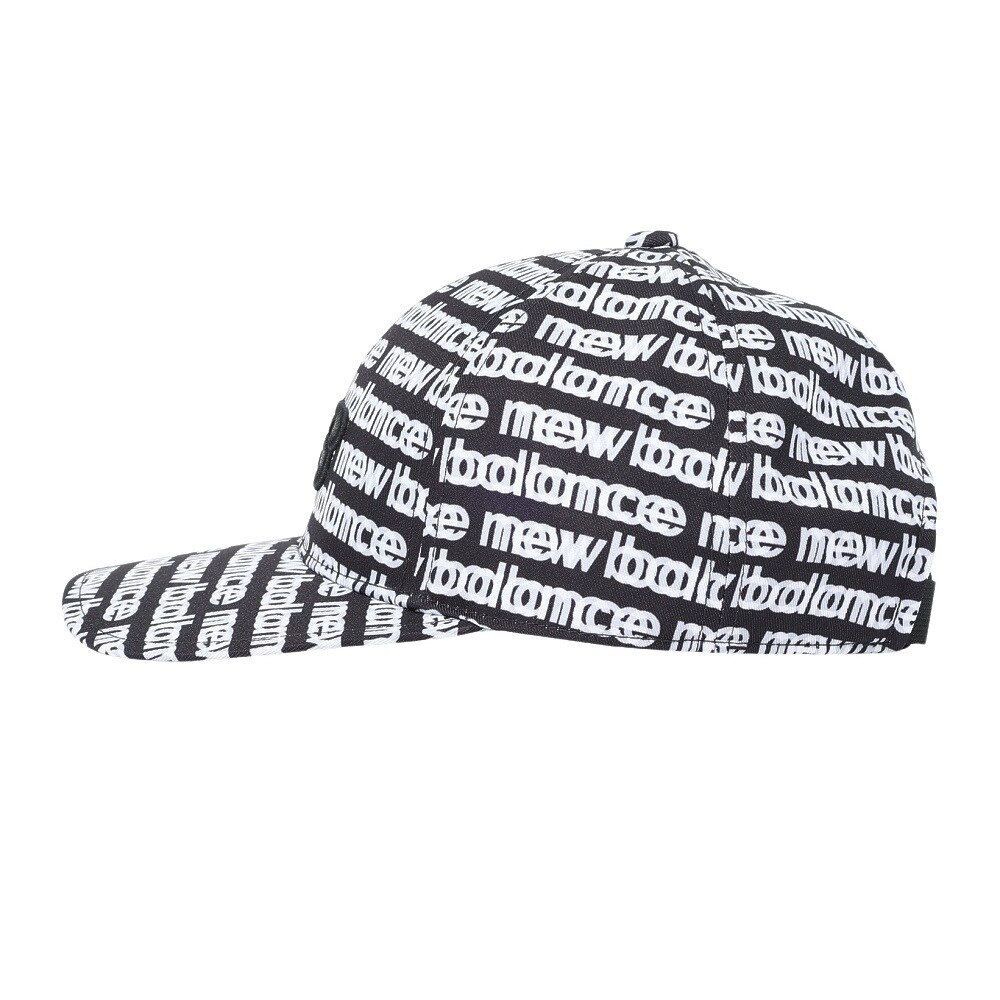 ニューバランス（new balance）（メンズ、レディース）ボーダーシフトロゴ セミカーブドブリム キャップ 012-4287010-010