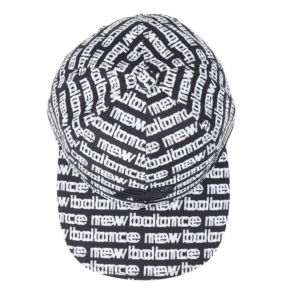 ニューバランス（new balance）（メンズ、レディース）ボーダーシフトロゴ セミカーブドブリム キャップ 012-4287010-010