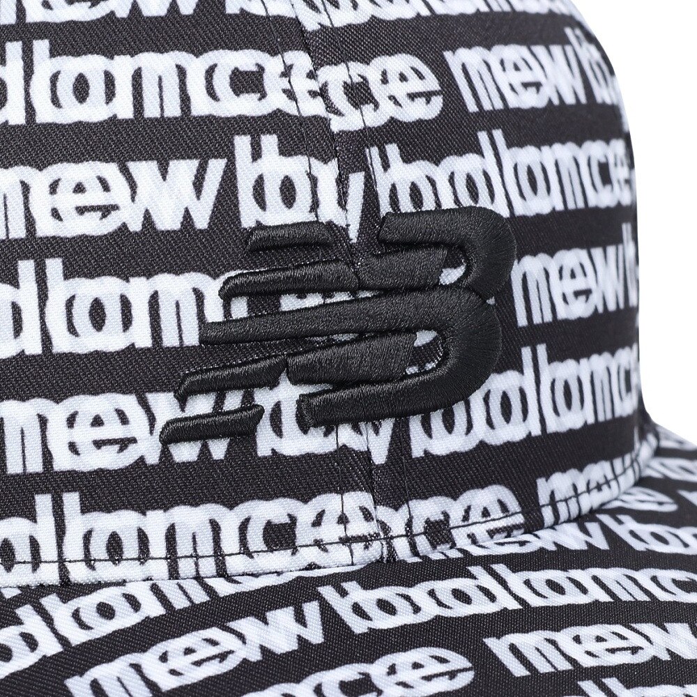 ニューバランス（new balance）（メンズ、レディース）ボーダーシフトロゴ セミカーブドブリム キャップ 012-4287010-010