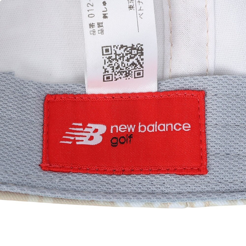 ニューバランス（new balance）（メンズ、レディース）ボーダーシフトロゴ セミカーブドブリム キャップ 012-4287010-041