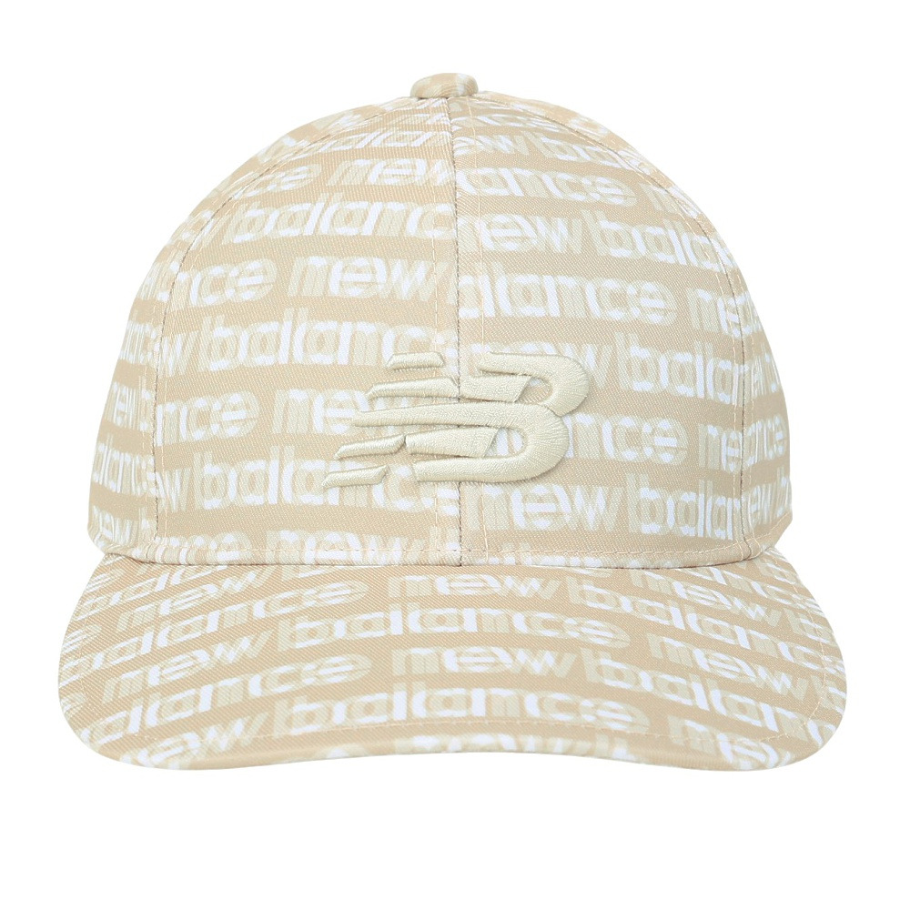 ニューバランス（new balance）（メンズ、レディース）ボーダーシフトロゴ セミカーブドブリム キャップ 012-4287010-041