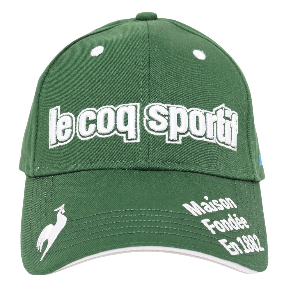 ルコックスポルティフ（lecoqsportif）（メンズ）ゴルフ 定番 ロゴキャップ QGBVJC00 GR00