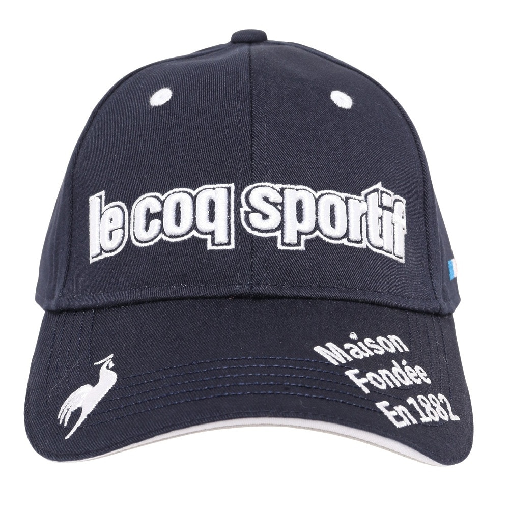 ルコックスポルティフ（lecoqsportif）（メンズ）ゴルフ 定番 ロゴキャップ QGBVJC00 NV01