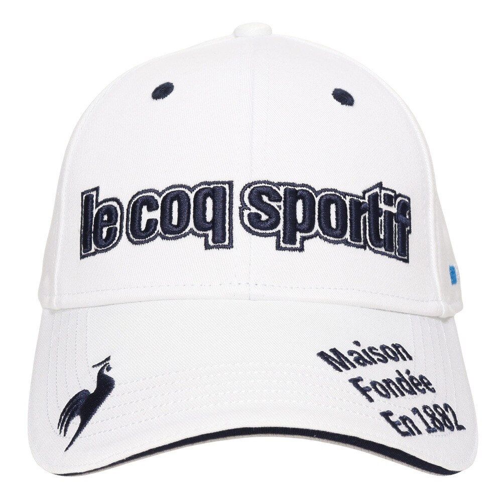 ルコックスポルティフ（lecoqsportif）（メンズ）ゴルフ 定番 ロゴキャップ QGBVJC00 WH00