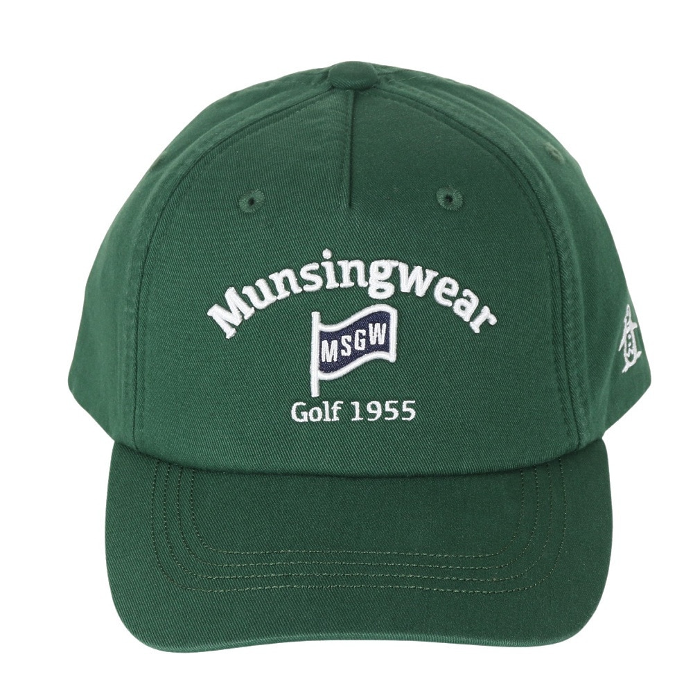 マンシングウエア（MUNSING WEAR）（メンズ）ゴルフ バイオウォッシュ加工 ベースボールキャップ MG4FCP05M GR00