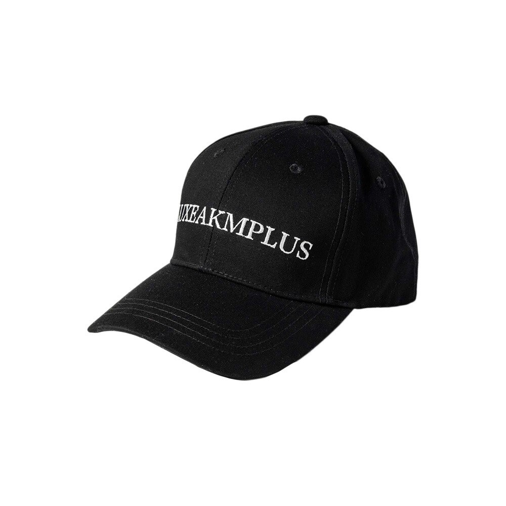 リュクスエイケイエムプラス（LUXEAKMPLU）（メンズ）ベーシックロゴキャップ LAZ-24050black