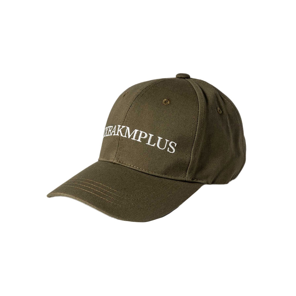リュクスエイケイエムプラス（LUXEAKMPLU）（メンズ）ベーシックロゴキャップ LAZ-24050khaki