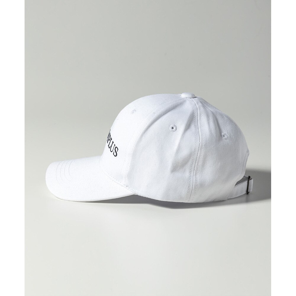 リュクスエイケイエムプラス（LUXEAKMPLU）（メンズ）ベーシックロゴキャップ LAZ-24050white