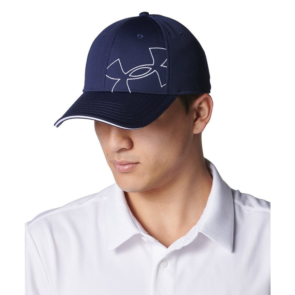 アンダーアーマー（UNDER ARMOUR）（メンズ）ゴルフ 帽子 ライブ ロゴ アジャスタブル キャップ 6001270 410