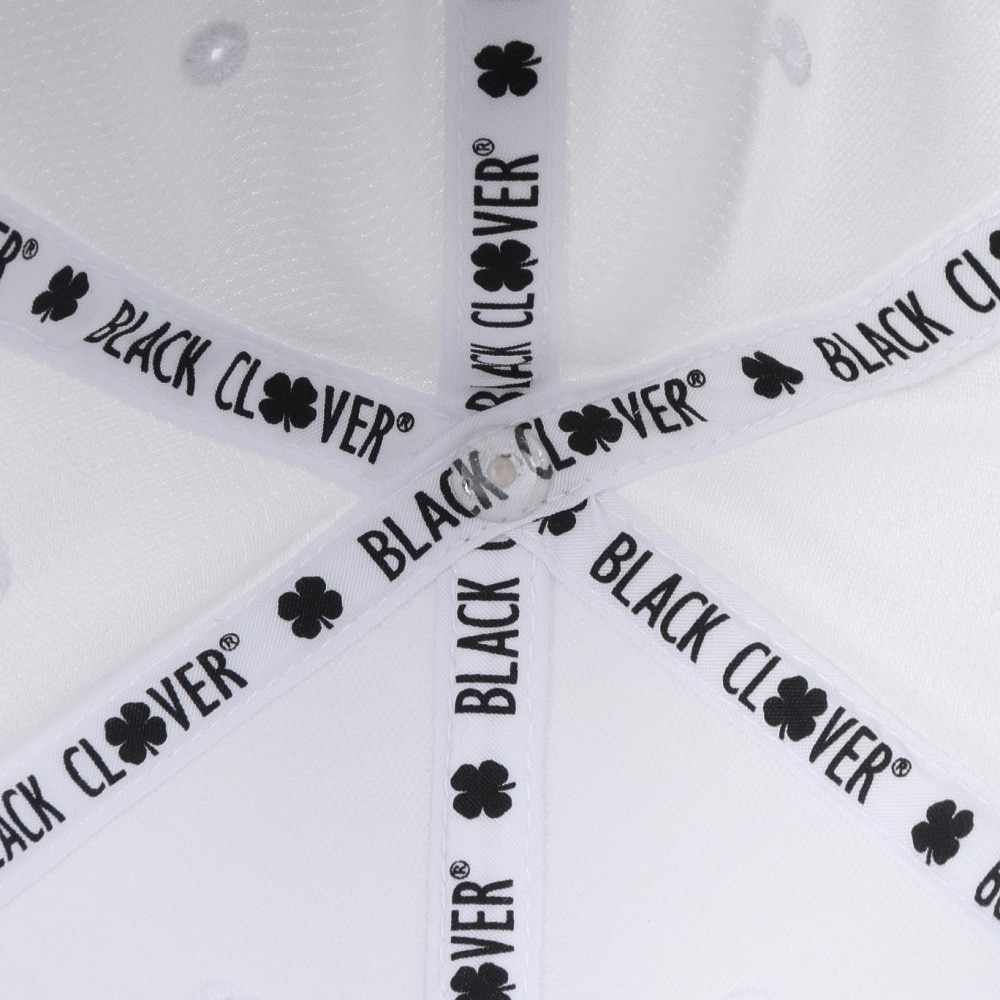 ブラッククローバー（Black Clover）（メンズ）ゴルフ キャップ IRON X SNOW BC5HFA11-BKXWH