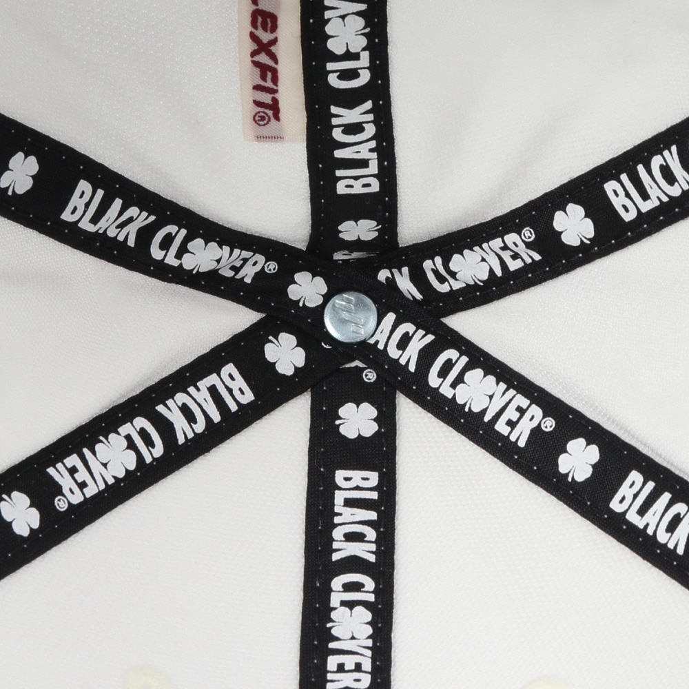 ブラッククローバー（Black Clover）（メンズ、レディース）ゴルフ FRESH START 3 キャップ BC5MFA22-WHT