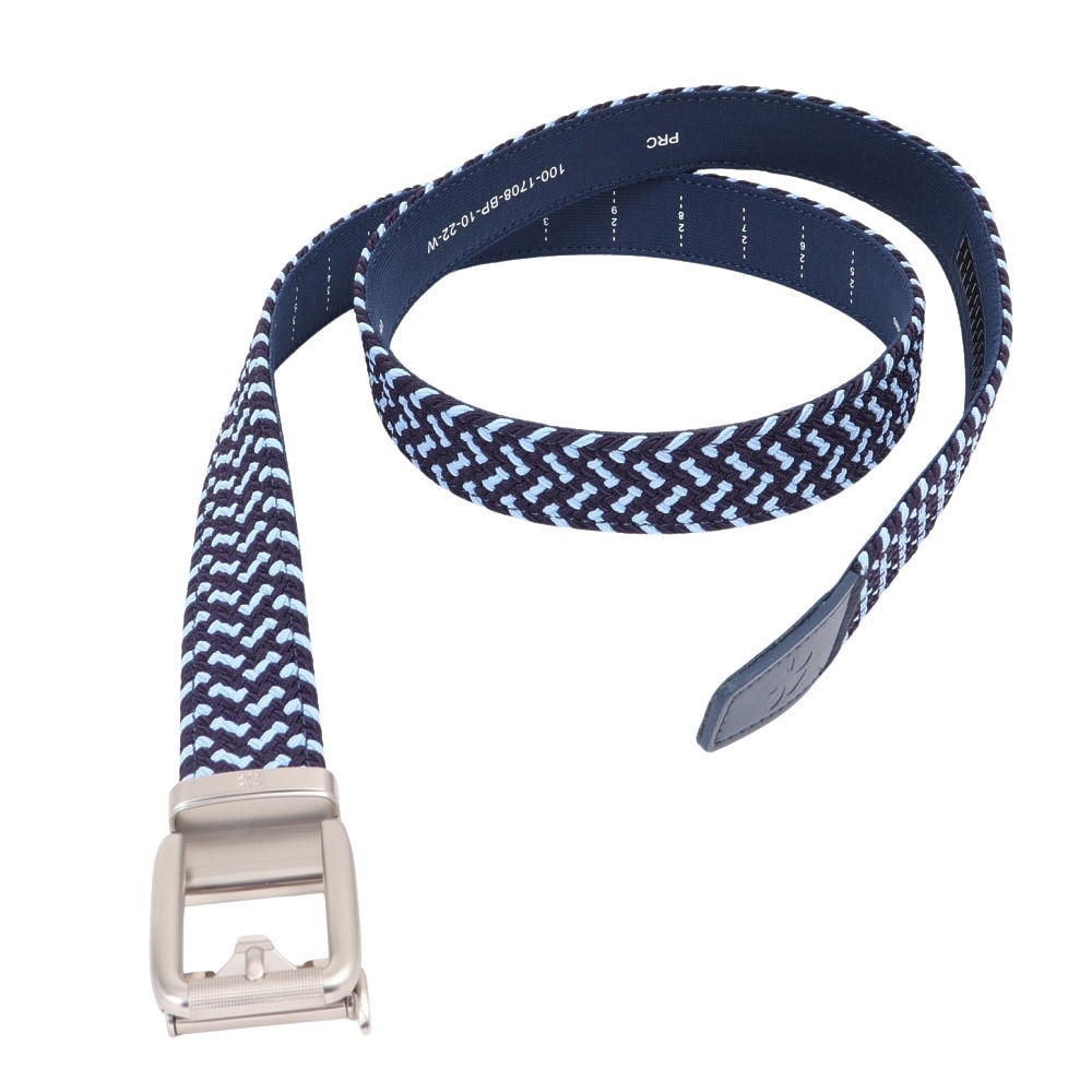ブラッククローバー（Black Clover）（メンズ）ゴルフ BRAIDED ストレッチベルト LUCK NAVY BC5PFE01-NVY