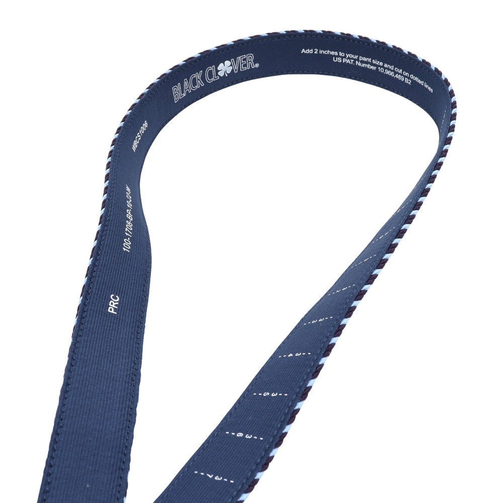 ブラッククローバー（Black Clover）（メンズ）ゴルフ BRAIDED ストレッチベルト LUCK NAVY BC5PFE01-NVY