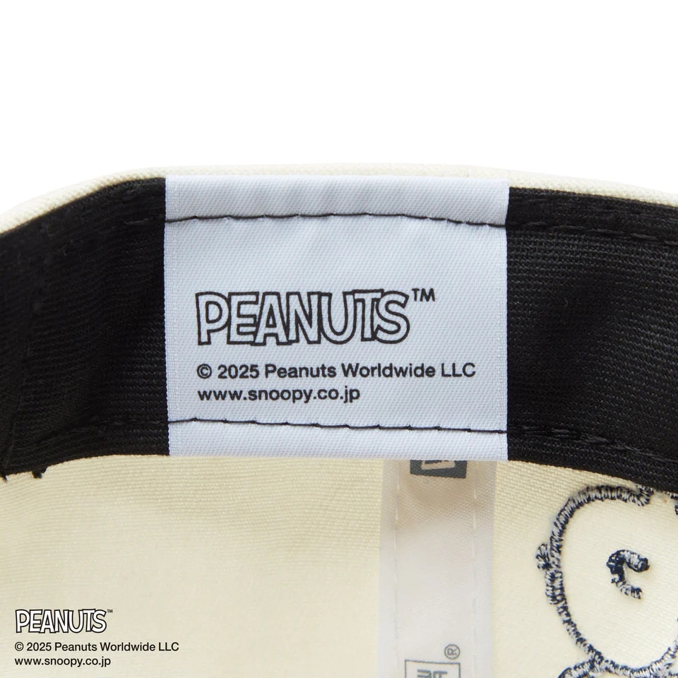 ニューエラ（NEW ERA）（メンズ、レディース）ゴルフ キャップ 9FORTY A-Frame On Par PEANUTS ピーナッツ ボックスロゴ バイザー 14344509