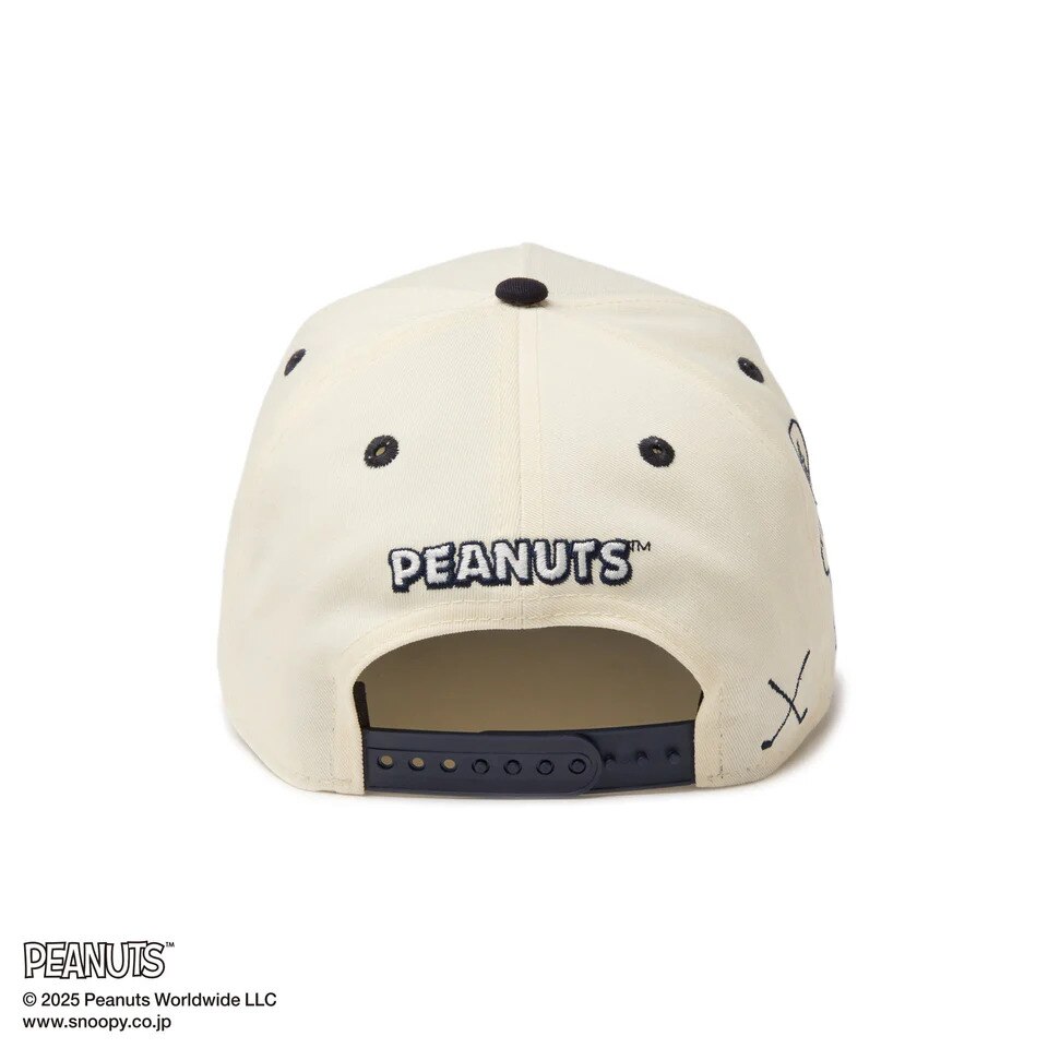 ニューエラ（NEW ERA）（メンズ、レディース）ゴルフ キャップ 9FORTY A-Frame On Par PEANUTS ピーナッツ ボックスロゴ バイザー 14344509