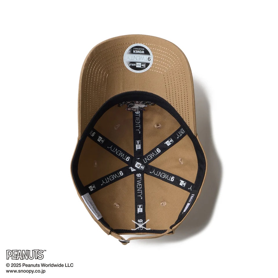 ニューエラ（NEW ERA）（メンズ、レディース）ゴルフ キャップ 9TWENTY ロングバイザー PEANUTS バイザーロゴ 14344513