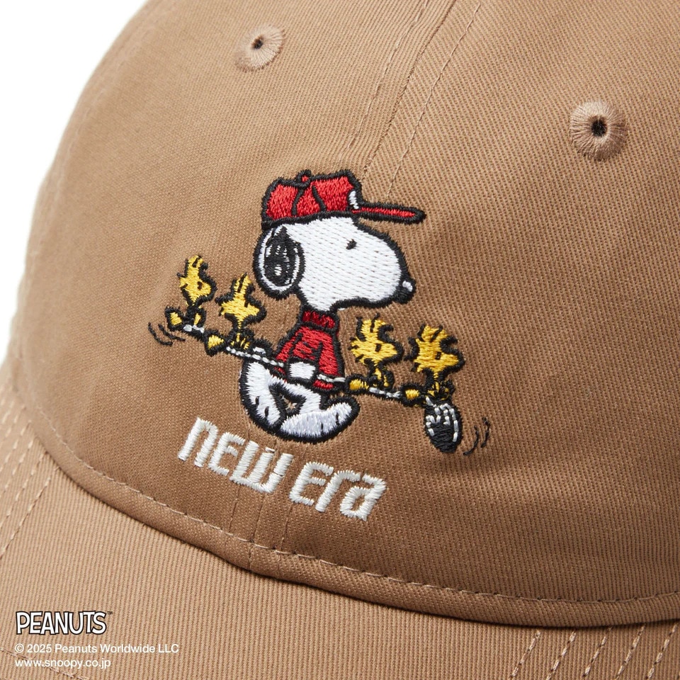 ニューエラ（NEW ERA）（メンズ、レディース）ゴルフ キャップ 9TWENTY ロングバイザー PEANUTS バイザーロゴ 14344513
