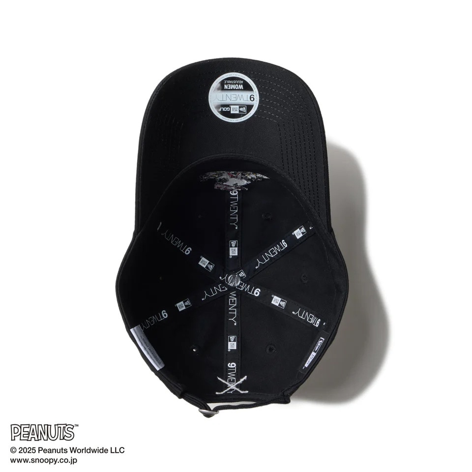 ニューエラ（NEW ERA）（メンズ、レディース）ゴルフ キャップ 9TWENTY ロングバイザー PEANUTS バイザーロゴ 14344514