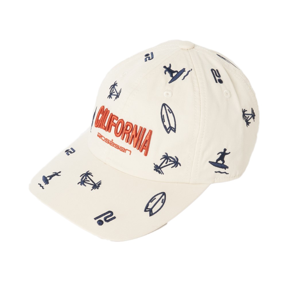 ROSASEN（メンズ、レディース）ゴルフ 帽子 飛び柄キャップ 046-53202-25SS-006
