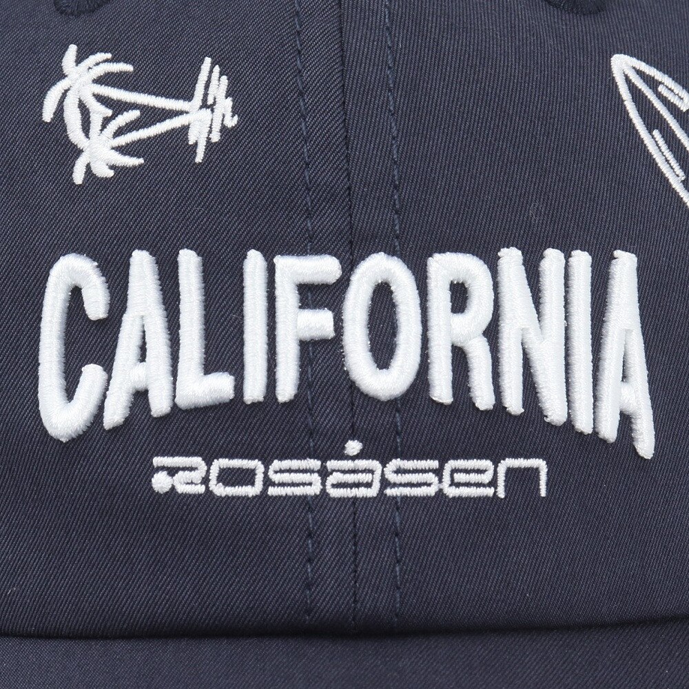 ROSASEN（メンズ、レディース）ゴルフ 帽子 飛び柄キャップ 046-53202-25SS-098