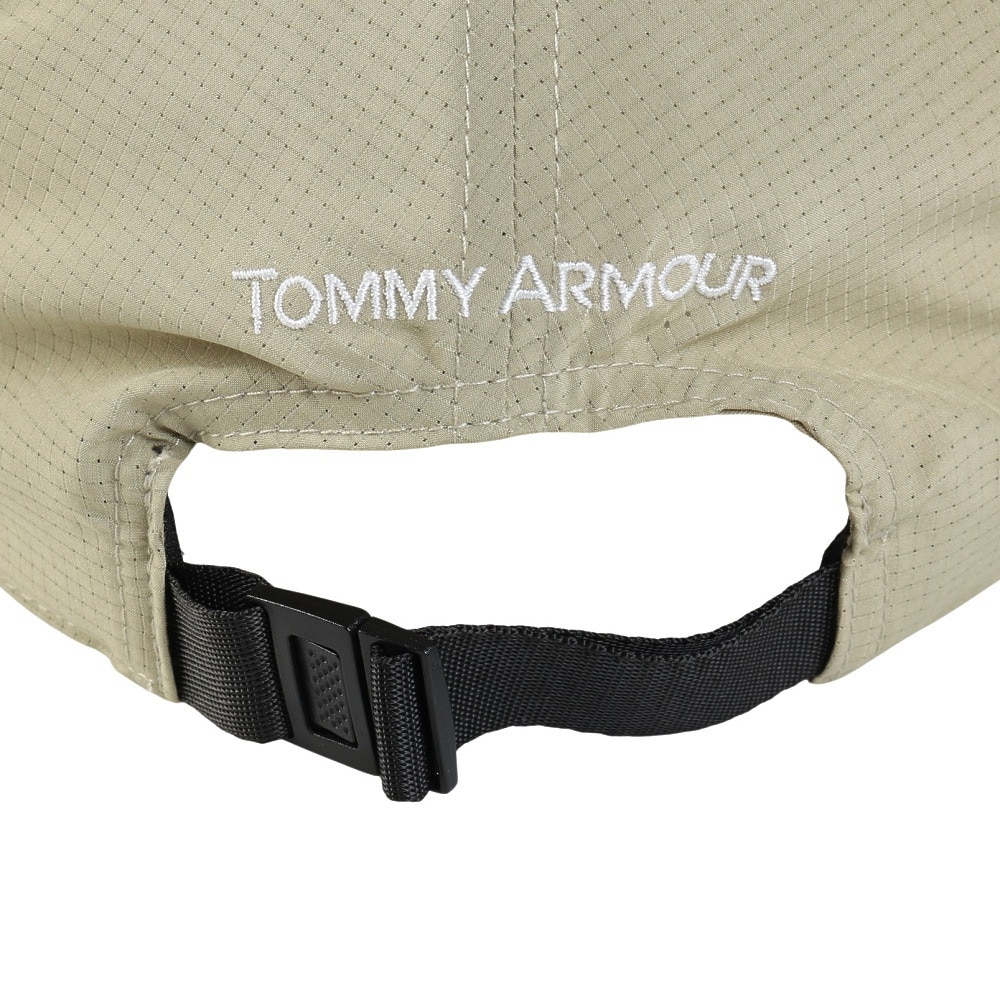 トミーアーマー（Tommy Armour）（メンズ）ゴルフ 撥水 吸汗速乾 高通気 メッシュキャップ TAST25S040001 KHK