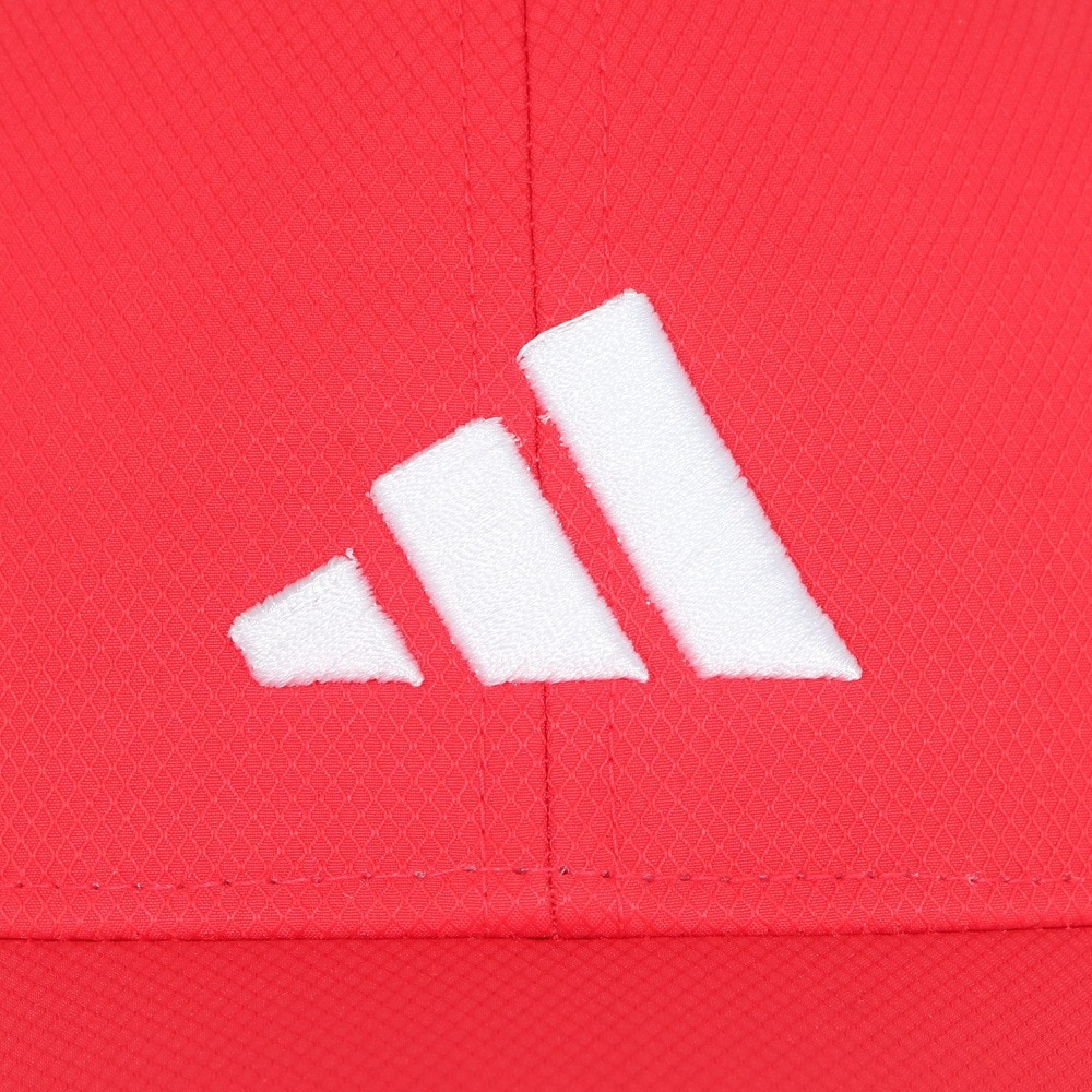 アディダス（adidas）（メンズ、レディース）サイドロゴ キャップ KUH26-JH3638RED