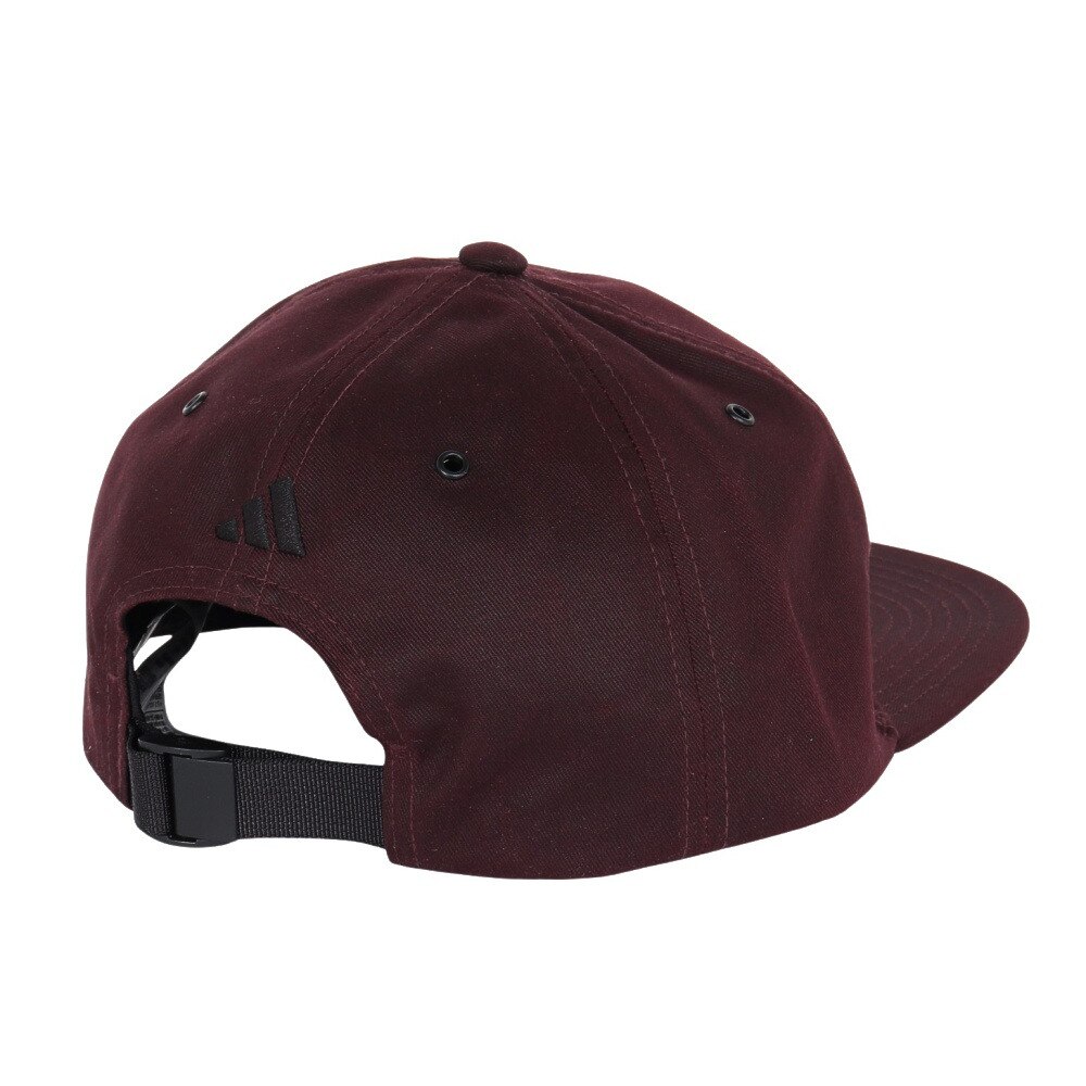 アディダス（adidas）（メンズ）帽子 ワックスキャンバス フラットビルキャップ KVI46-JJ3824RED