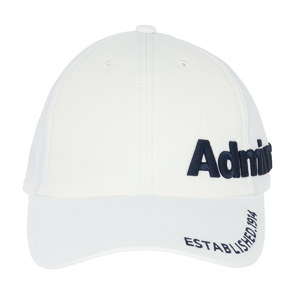 アドミラル ゴルフ（Admiral GOLF）（メンズ、レディース）ゴルフキャップ サイドロゴキャップ ADMB5A07-WHT