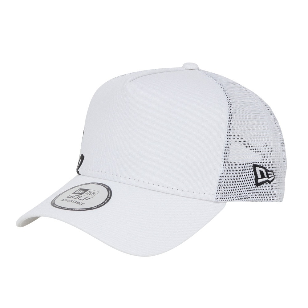 ニューエラ（NEW ERA）（メンズ、レディース）ゴルフ 抗菌 9FORTY A-Frame トラッカー Essential オールドロゴ キャップ 14391340