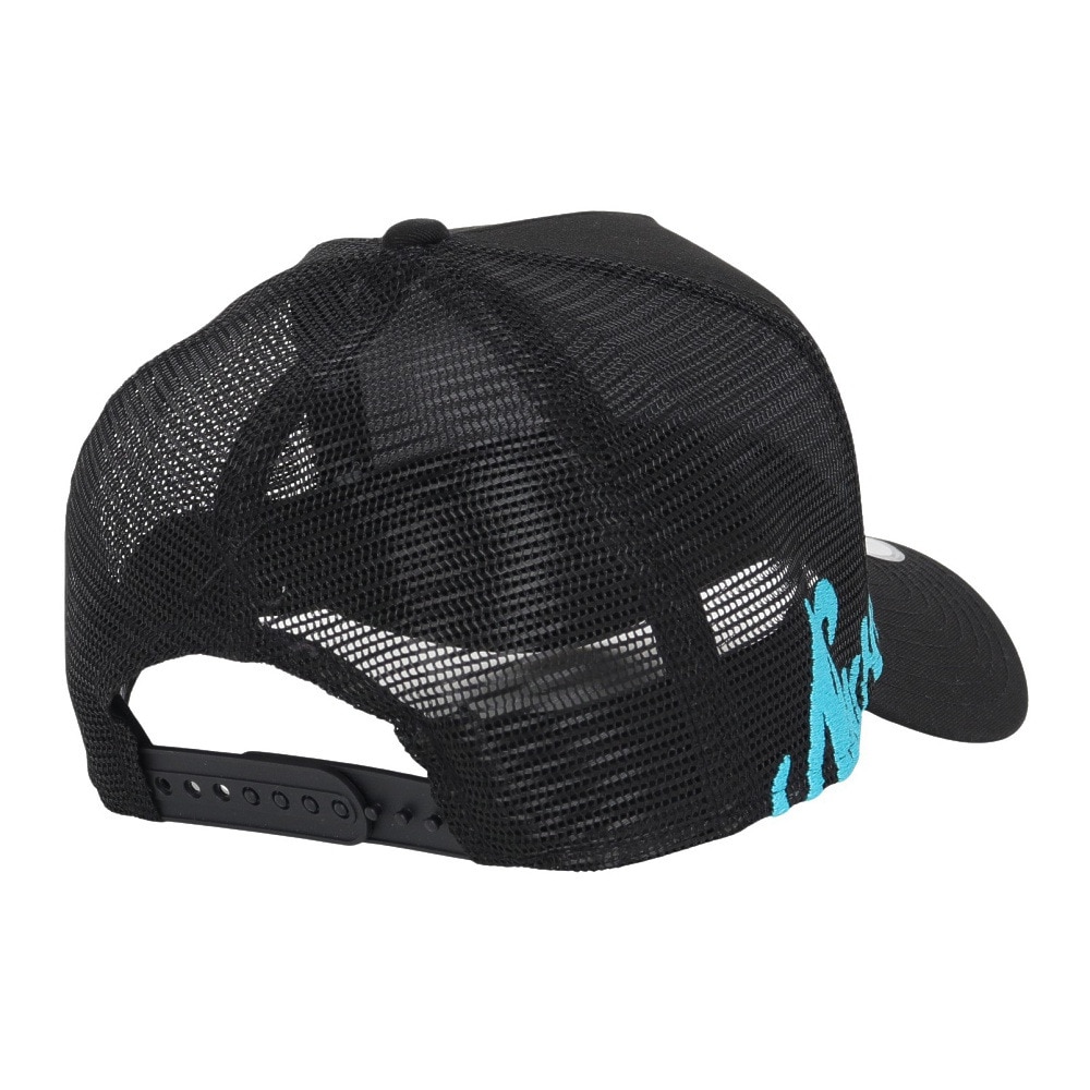 ニューエラ（NEW ERA）（メンズ、レディース）ゴルフ 抗菌 9FORTY A-Frame トラッカー Essential オールドロゴ キャップ 14391341