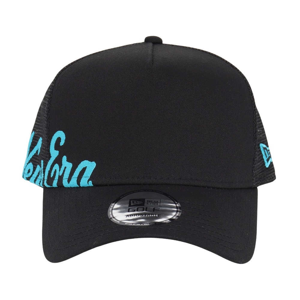 ニューエラ（NEW ERA）（メンズ、レディース）ゴルフ 抗菌 9FORTY A-Frame トラッカー Essential オールドロゴ キャップ 14391341