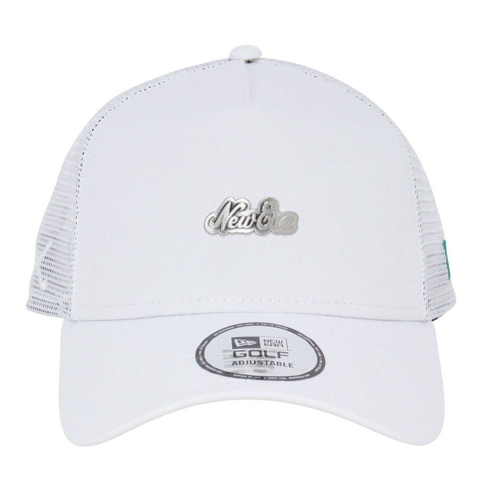 ニューエラ（NEW ERA）（メンズ、レディース）ゴルフ 抗菌 9FORTY A-Frame トラッカー Metal ロゴ キャップ 14391355
