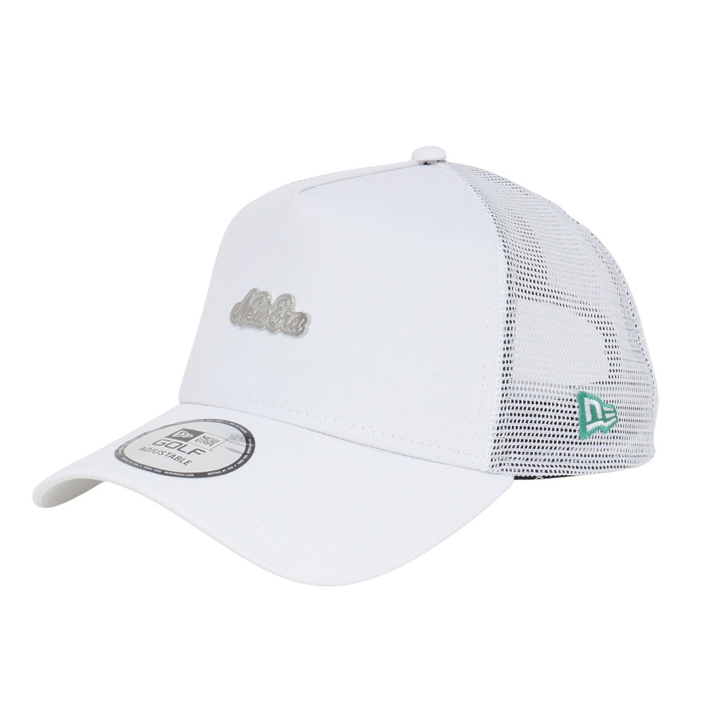 ニューエラ（NEW ERA）（メンズ、レディース）ゴルフ 抗菌 9FORTY A-Frame トラッカー Metal ロゴ キャップ 14391355