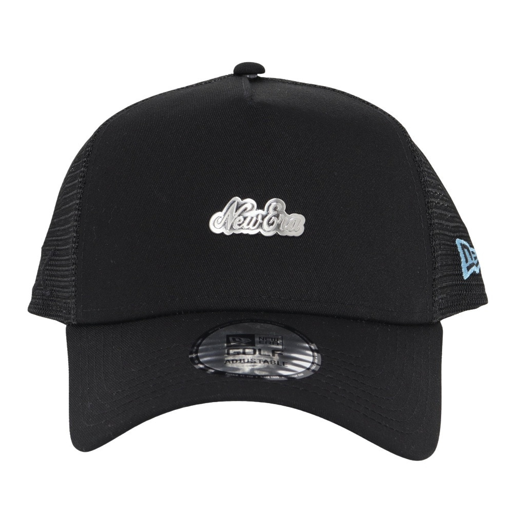 ニューエラ（NEW ERA）（メンズ、レディース）ゴルフ 抗菌 9FORTY A-Frame トラッカー Metal ロゴ キャップ 14391357
