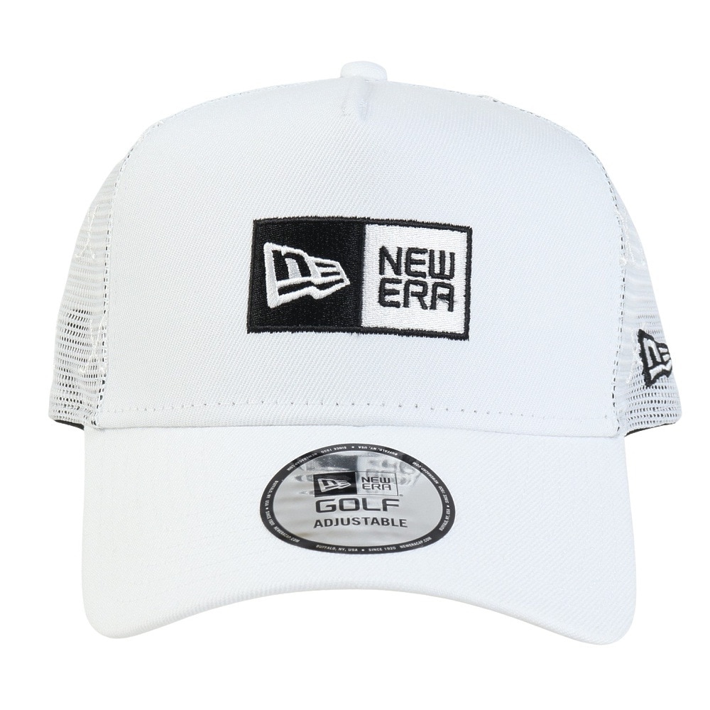 ニューエラ（NEW ERA）（メンズ、レディース）ゴルフ 抗菌 キャップ 940 A-Frame トラッカー メッシュ Embroidery ボックスロゴ 14391376