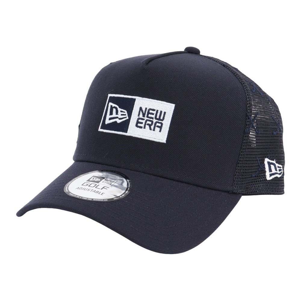 ニューエラ（NEW ERA）（メンズ、レディース）ゴルフ 抗菌 キャップ 940 A-Frame トラッカー メッシュ Embroidery ボックスロゴ 14391377