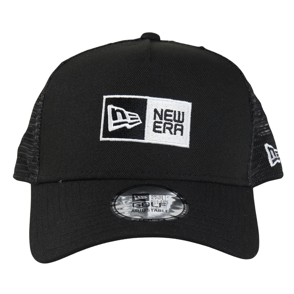 ニューエラ（NEW ERA）（メンズ、レディース）ゴルフ 抗菌 キャップ 940 A-Frame トラッカー メッシュ Embroidery ボックスロゴ 14391378