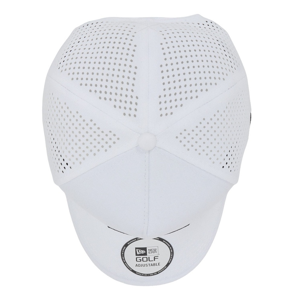 ニューエラ（NEW ERA）（メンズ、レディース）ゴルフ 抗菌 9FORTY A-Frame Laser Perforated ボックスロゴ キャップ 14391394